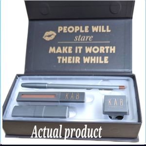 KAB COSMETICS Chocolate Chip Pudding 4 Piece Lip Kit NWT - LAST ONE!!